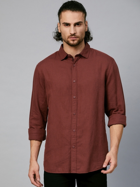 

Marks & Spencer Men Brown Opaque Casual Shirt