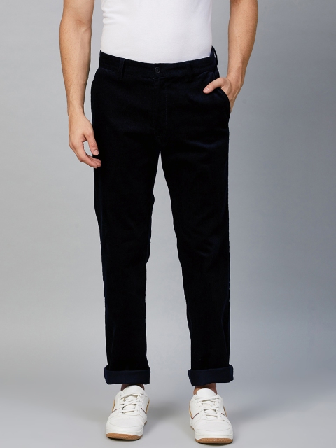 

Marks & Spencer Men Navy Blue Trousers