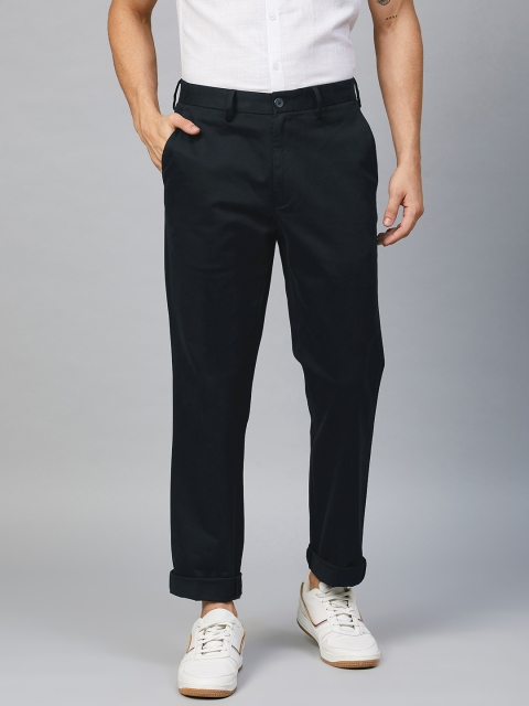 

Marks & Spencer Men Black Slim Fit Trousers