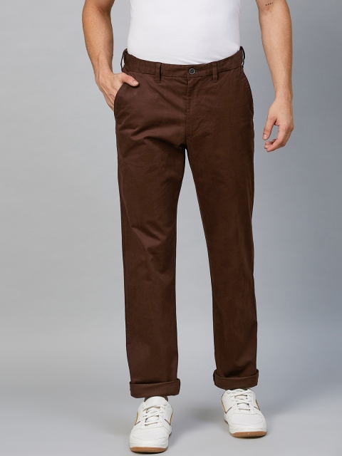 

Marks & Spencer Men Brown Trousers