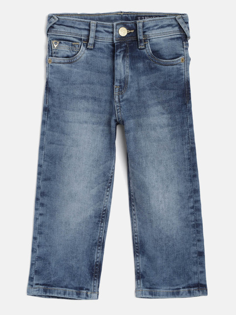 

Allen Solly Junior Boys Blue Heavy Fade Stretchable Jeans