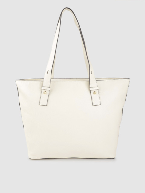

Marks & Spencer Women Off White Solid Shoulder Bag