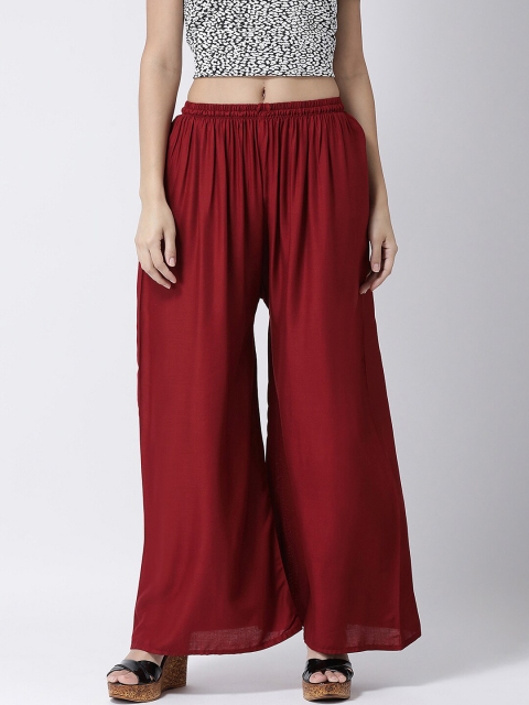 

Charitra Women Maroon Palazzos