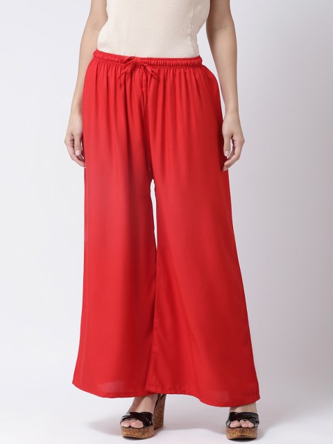

Charitra Women Red Ethnic Palazzos