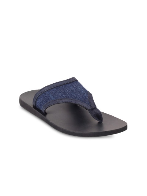 

Mochi Men Blue Solid Casual Comfort Sandals