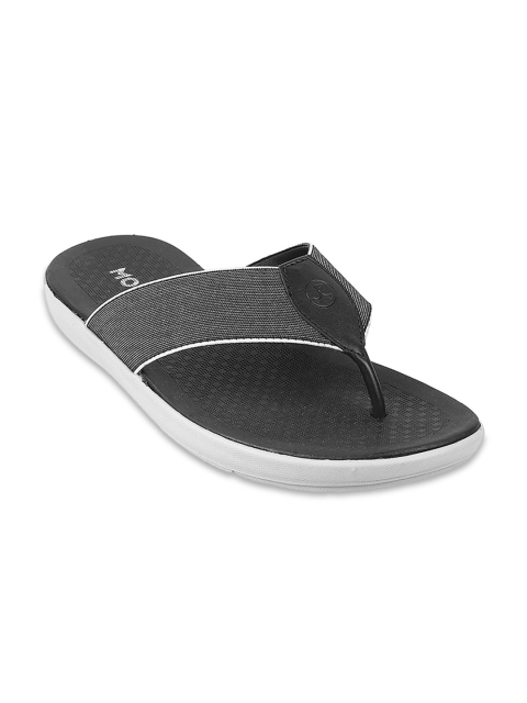 

Mochi Men Black & White Casual Comfort Sandals