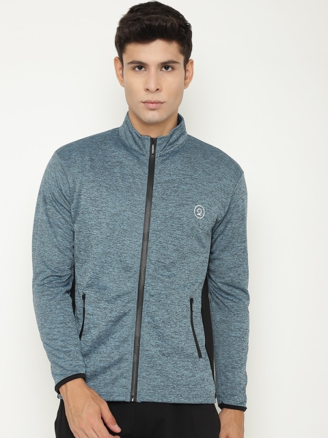 

Chkokko Men Blue Sporty Jacket