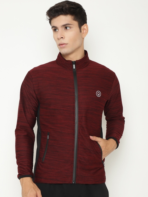 

Chkokko Men Maroon Sporty Jacket