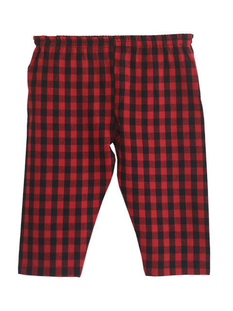 

YK Boys Red Checked Lounge Pants