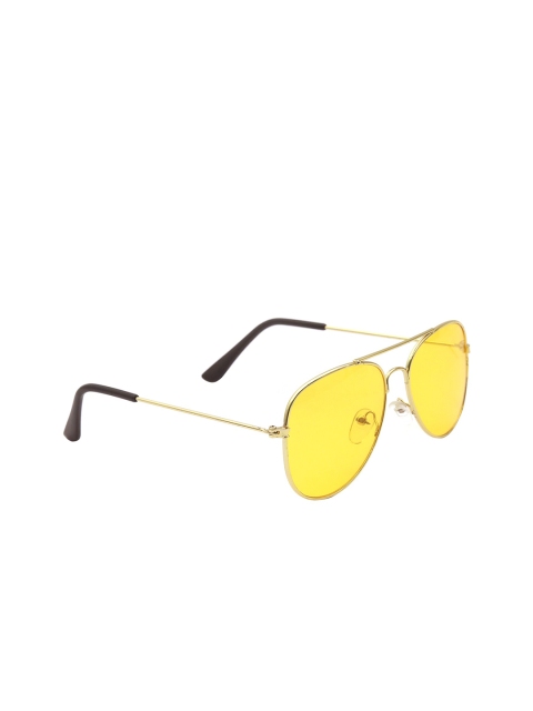 

Spiky Kids Yellow Full-Rim Aviator Sunglasses