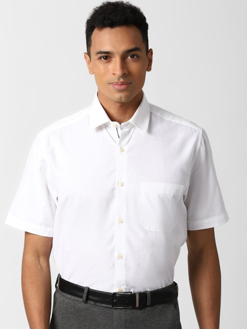 

Peter England Men White Opaque Formal Shirt