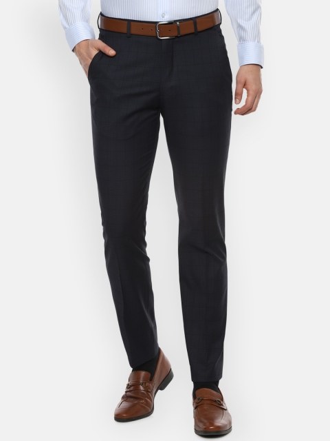 

Louis Philippe Men Black Slim Fit Formal Trousers