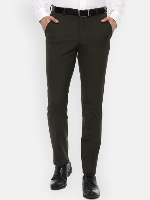 

Louis Philippe Men Black Slim Fit Formal Trousers