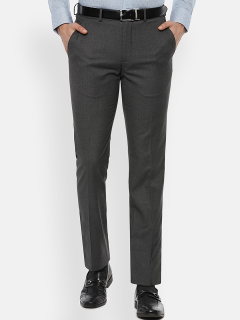 

Louis Philippe Men Grey Slim Fit Formal Trousers