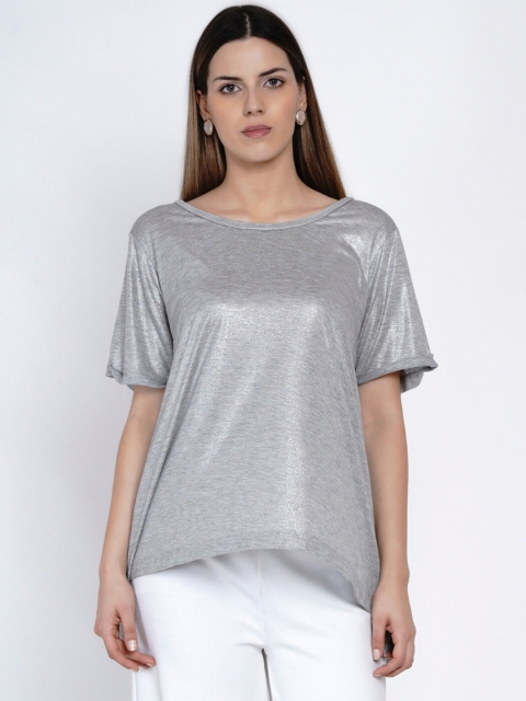 

Samshek Women Grey Regular Top