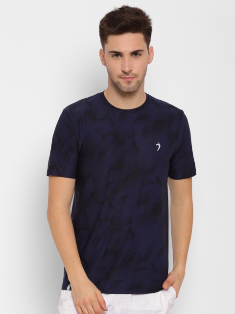 

SAPPER Men Navy Blue Printed Slim Fit T-shirt