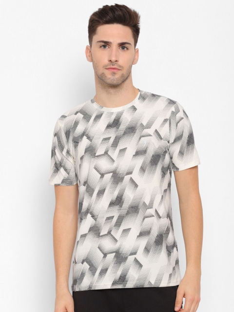

SAPPER Men White Printed Slim Fit T-shirt
