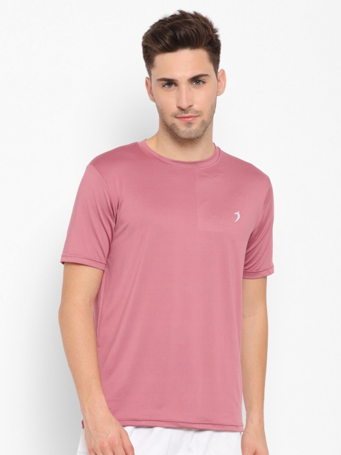 

SAPPER Men Pink Self-Design Slim Fit T-shirt