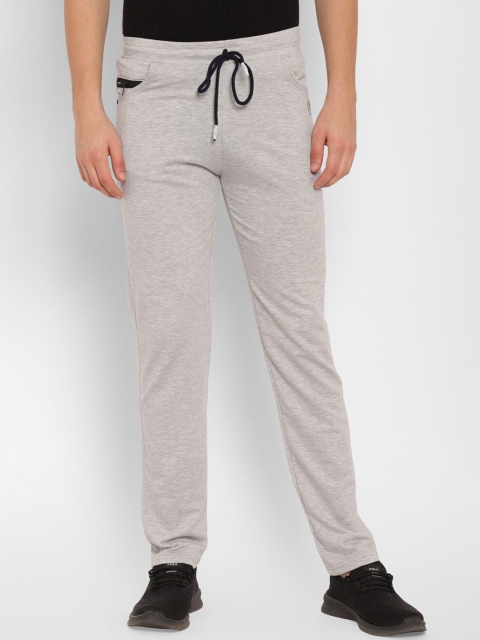 

SAPPER Men Grey Solid Slim-Fit Cotton Track Pants