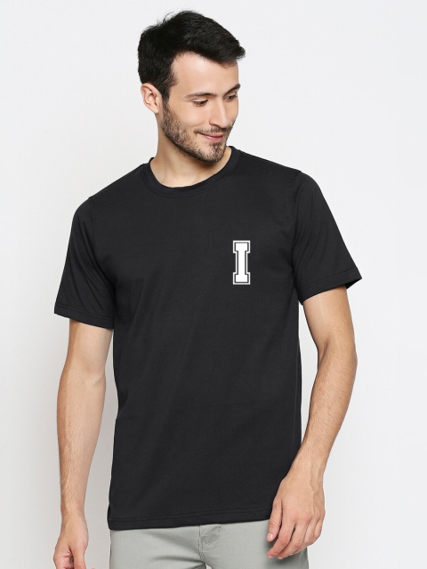 

Blacksmith Men Black White Typography Printed Pure Cotton T-shirt