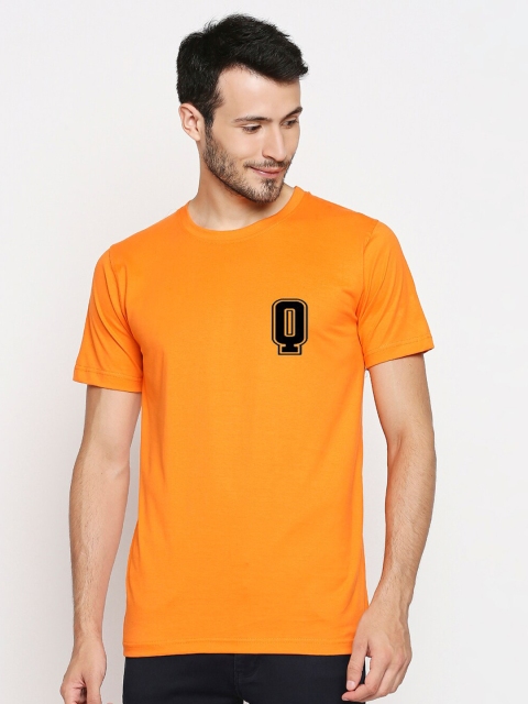 

Blacksmith Men Orange Typography Pure Cotton T-shirt