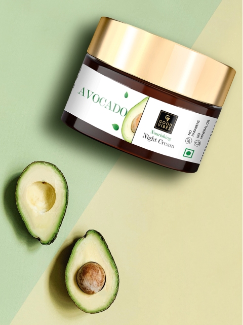 

Good Vibes Avocado Nourishing Night Cream 50 gm, Transparent