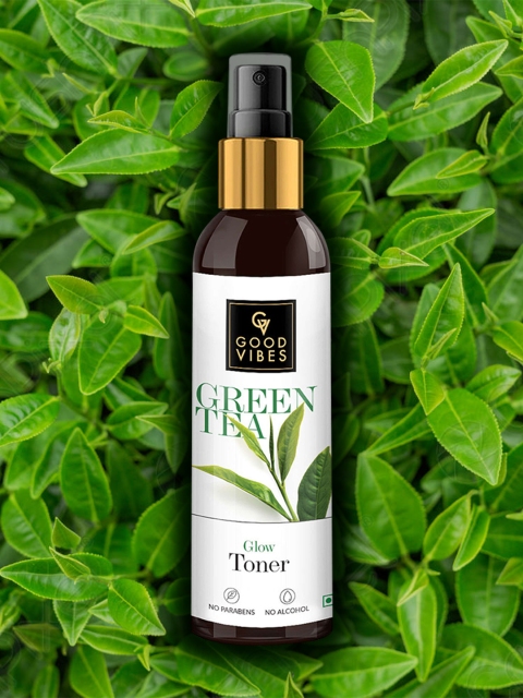 

Good Vibes Green Tea Glow Toner - 120 ml, Transparent