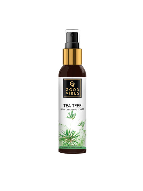 

Good Vibes Unisex Tea Tree Skin Cleansing Toner -120 ml, Transparent