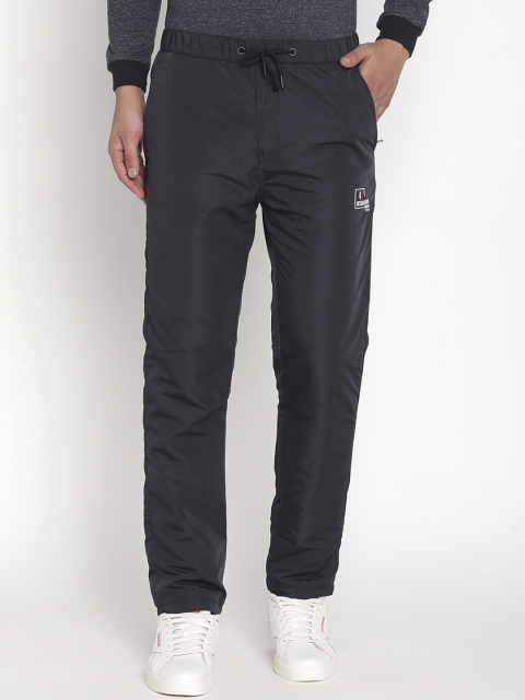 

Octave Men Navy Blue Solid Cotton Track Pants