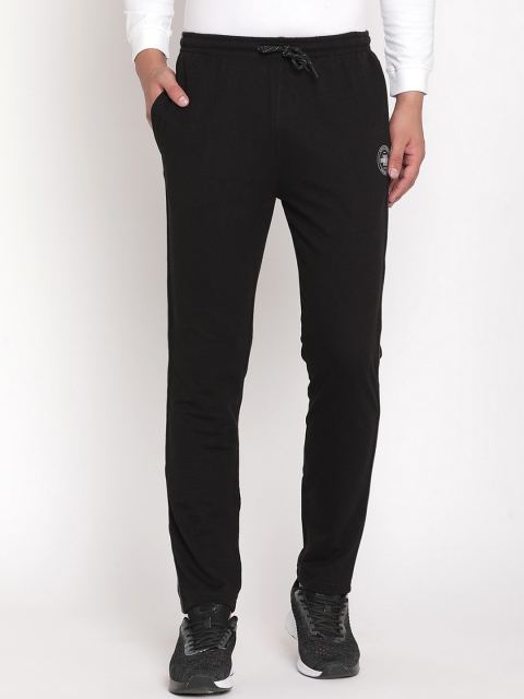 

Octave Men Black Solid Cotton Track Pants