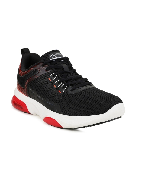 

Campus Men Black Mesh Running Marking Shoes
