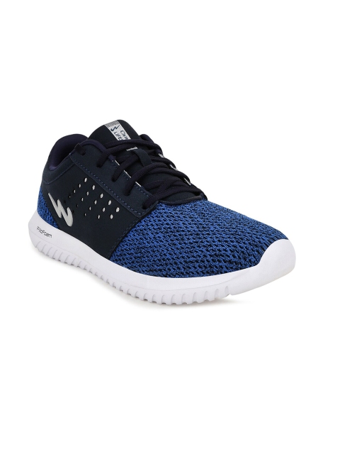 

Campus Men Navy Blue Mesh Running Non-Marking Shoes