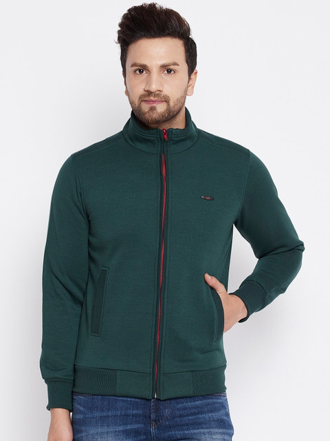 

Spirit Men Green Windcheater Bomber Jacket