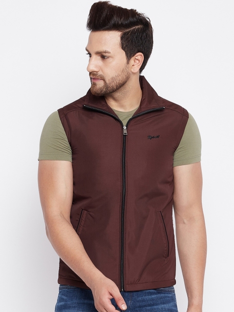 

Spirit Men Burgundy Windcheater Tailored Jacket