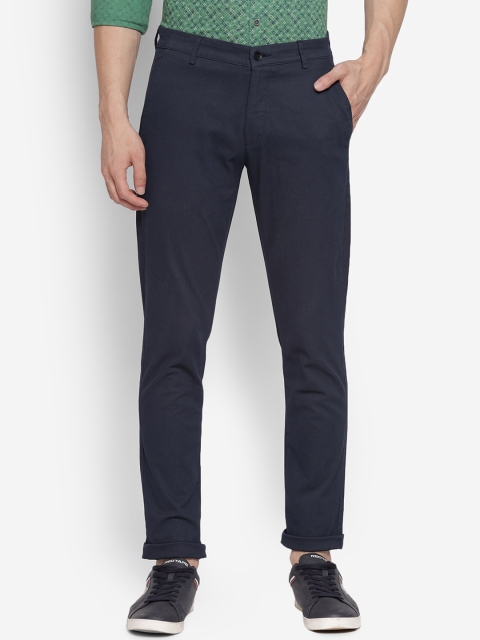 

Turtle Men Navy Blue Skinny Fit Chinos