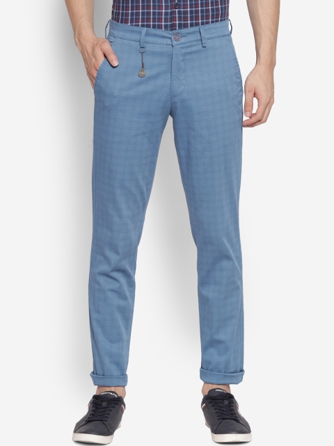

Turtle Men Blue Skinny Fit Trousers
