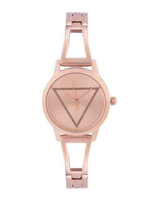 

GUESS Women Rose Gold-Toned Embellished Dial & Stainless Steel Analogue Watch GW0002L3
