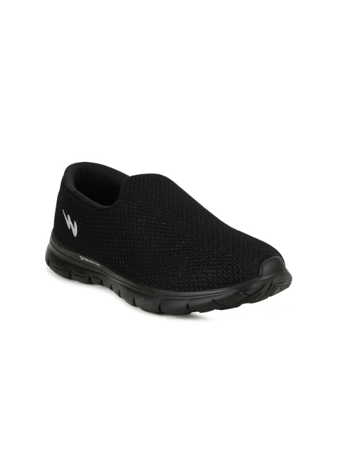 

Campus Women Black Mesh Walking Non-Marking Shoes