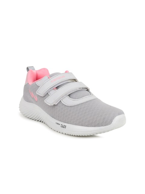 

Campus Women Grey & Pink Mesh Running Non-Marking Shoes