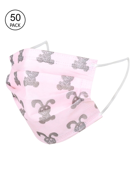 

FROGGY Kids Pink Set of 50 Not Returnable / Disposable Mask