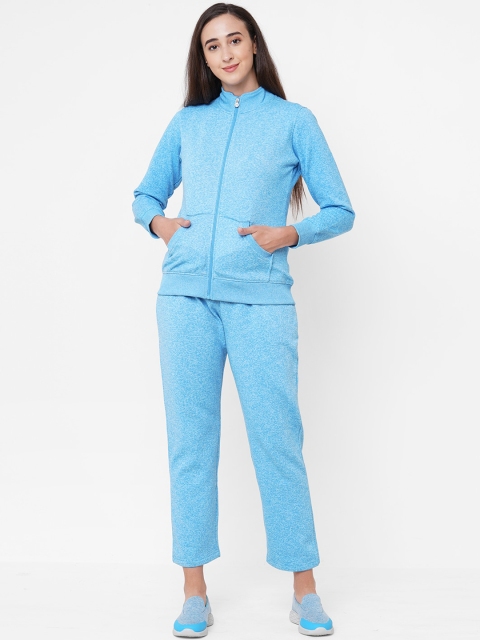 

Sweet Dreams Women Blue Solid Tracksuit