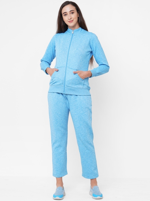 

Sweet Dreams Women Blue Solid Tracksuit