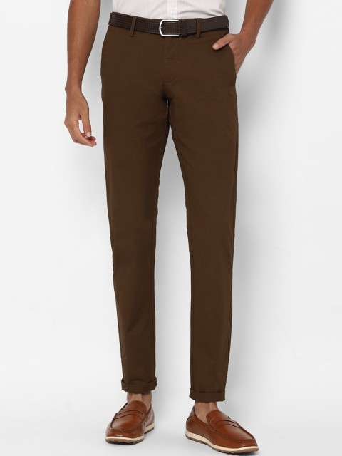 

Allen Solly Men Brown Slim Fit Trousers