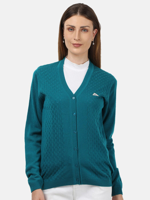 

Monte Carlo Women Teal Cardigan