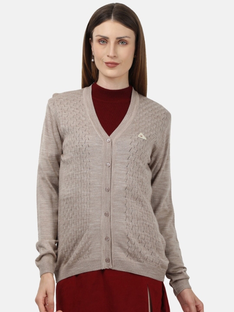 

Monte Carlo Women Brown Cardigan