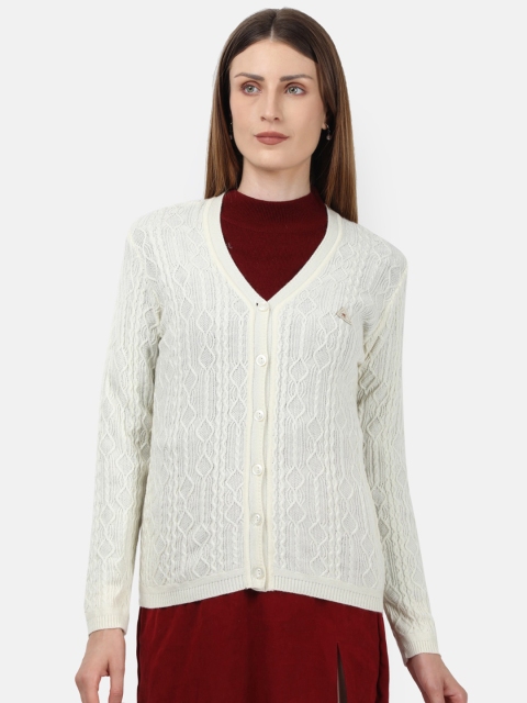 

Monte Carlo Women White Cardigan