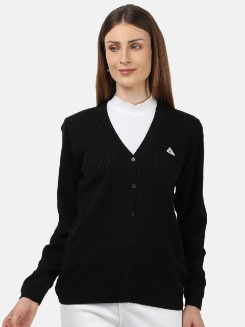 

Monte Carlo Women Black Wool Cardigan
