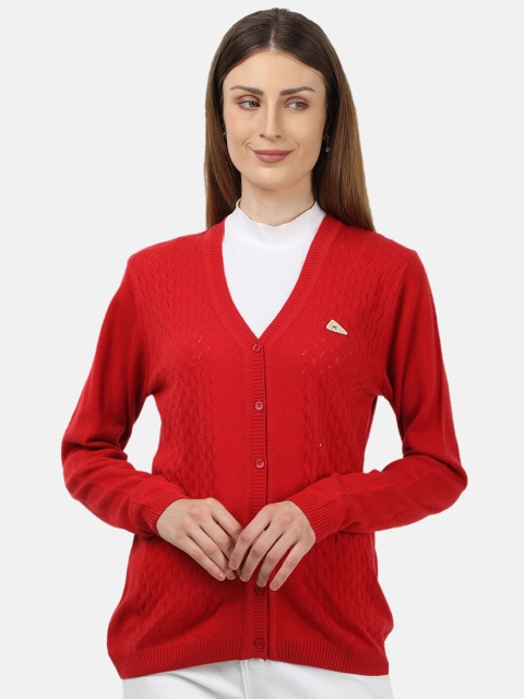 

Monte Carlo Women Red Cardigan