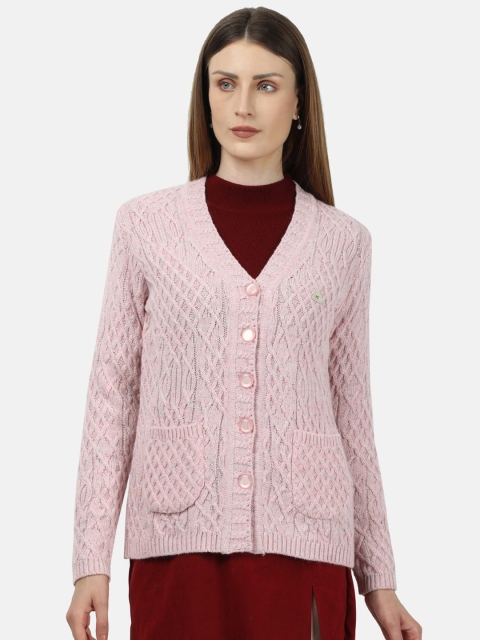 

Monte Carlo Women Pink Cardigan