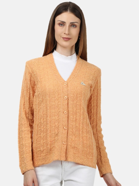 

Monte Carlo Women Orange Cardigan